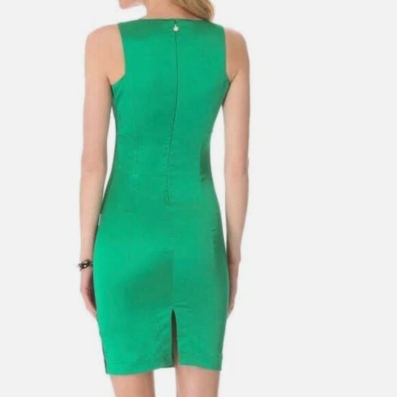 Just Cavalli Green Colorblock Sleeveless Bodycon Dress, Size IT 38, Small - Picture 3 of 10